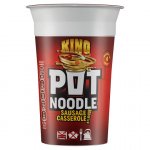 King Pot Noodle (Sausage Casserole flavour)