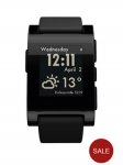 Pebble smartwatch Black
