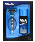 Gillette Mach3 Razor and 75 ml Extra Comfort Shaving Gel Gift Set for Men