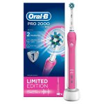 Oral-B Pro 2000 Crossaction Electric Rechargeable Toothbrush Powered by Braun