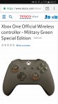 Xbox One Military Green Special Edition Controller and Tom Clancy's Ghost Recon Wildlands
