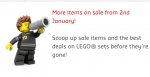 LEGO official website SALE starts 2nd January