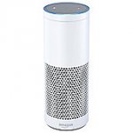 Amazon Echo White and iPhone 3 case