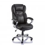 Staples Giuseppe Bonded Leather Executive Chair (5yr warranty) with code stack