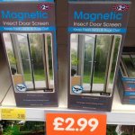 Magnetic insect Door Screen £2.99 @ b&m