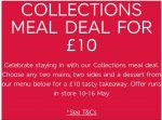 M&S COLLECTIONS Meal Deal for £10.00 instore from 10 - 16 May 2 Main, 2 Side & Dessert @ M&S