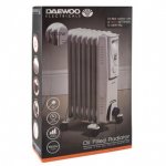 Daewoo 1500w Oil Heater £5.00 instore @ Poundland