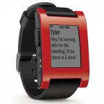 Pebble Smartwatch - Red/White