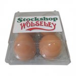 Brown Rubber Eggs only £3.49 collect from screwfix or + delivery