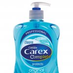 6 x 500ml pack of carex professional hand wash