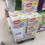 Huggies Pure Baby Wipes 10 packs of 56