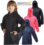 Regatta kids waterproof stormbreak jackets in pink, black or blue ages 2 - 16 @ eBay sold by ickworth products