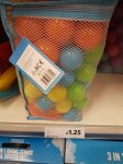 100 playballs in net bag