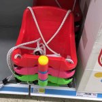 Tesco Safety baby Swing instore