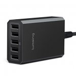 Lumsing 5-Port USB Desktop Charger 40W + 8000Mah Thin Powerbank