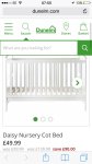 White cot bed
