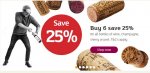 Buy any 6 or more wines get 25% off from 23/5 to 06/06