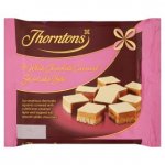 Thorntons caramel and brownie squares