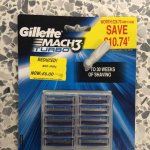 ASDA : Gillette Mach 3 Turbo 10 blades