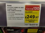 Asus gtx 1070 turbo OC 8gb £249.97 @ Curry's
