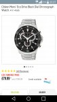 Buy Citizen Mens' Eco Drive Black Dial Chronograph Watch