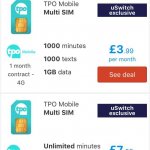 Mobile SIM Only - 1000 minutes, 1000 texts, and 1GB data plan on Three's 4G network - MVNO 'The Peoples Operator' (monthly rolling contract)
