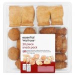 Essential Waitrose 20 piece snack pack 232g