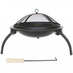 Portable Steel Fire Pit / BBQ at eBay / Home Discount Ltd