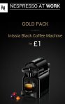 Order Nespresso capsules and buy the machine for email protected]