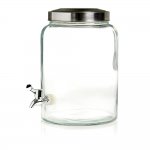 7 Litre Glass Drinks Dispenser with Tap with free collection