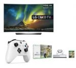 LG OLED55C6V Smart 3D 4k Ultra HD HDR 55" Curved OLED TV, Xbox One S, FIFA 17 & Controller Bundle with code - 5yr warranty