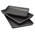 Sainsbury's Heavy Gauge Oven Tray Set x3 (33/40/44.5cm)