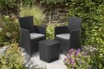 Keter Iowa Bistro Set With Storage