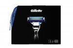 Gillette Mach3 Turbo Razor/75 ml Mach 3 Shaving Gel /Post-Shave Moisturiser and Travel Bag (Add