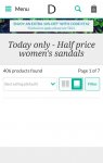 Half price sandals - Women |