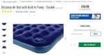 Bestway double Airbed with pump