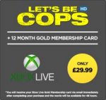 12 months Xbox Membership + Let's be Cops HD