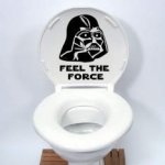 Star Wars Toilet Seat Sticker