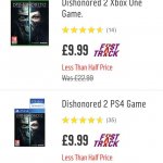 Dishonored 2 PS4 and Xbox one