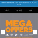 FREE Standard delivery on everything at JD Sport