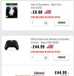 Xbox One Wireless Controller Black + Halo 5 Guardians Xbox one C&C