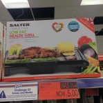 Salter low fat health grill