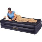 Intex single raised air mattress