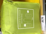 Indoor/outdoor single air mattress, pillow & covers