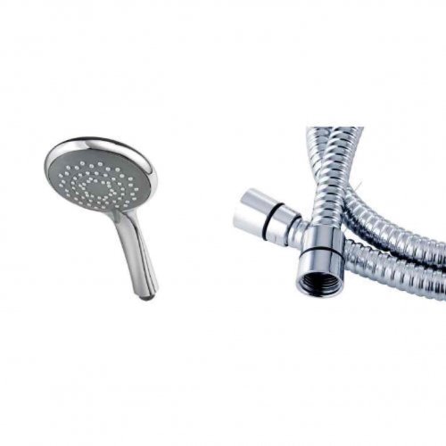 Triton 5 Position Shower Head Chrome with Triton 1.75m Shower Hose