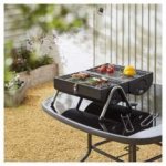 Tesco Portable Twin Grill Barrel BBQ