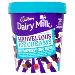 Cadbury Dairy Milk Marvelous creations zingy raspberry ice cream 4p Co-op instore