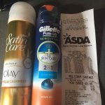 3 Gillette shave gels