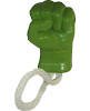 Hulk fist soap on a rope