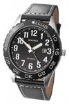 Sekonda Men's Quartz Watch with Black Dial Analogue Display and Black Leather Strap 1130